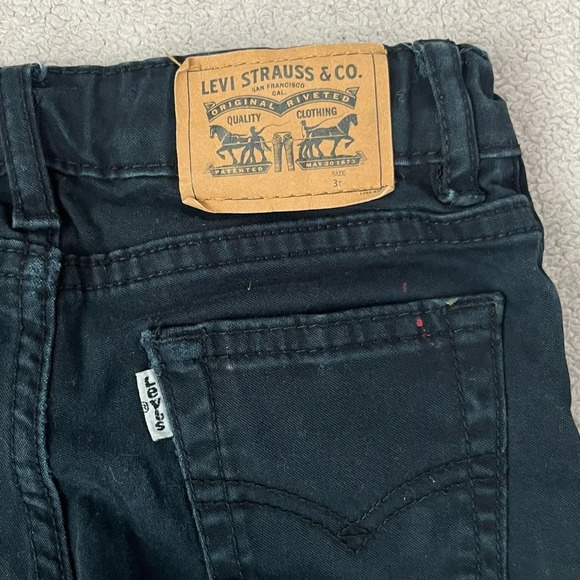 Levi’s Black Jeans & Cat & Jack Khakis Toddler Lot - Picture 7 of 11